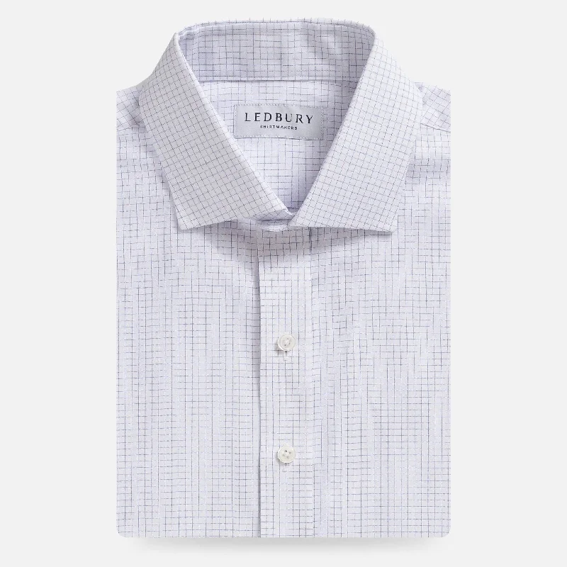 The Violet Singer Check Custom Shirt Elegant Men's Cashmere