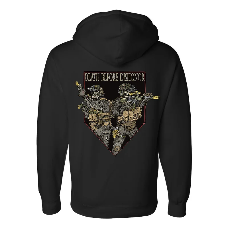 Death Before Dishonor Hoodie Sophisticated Men's 