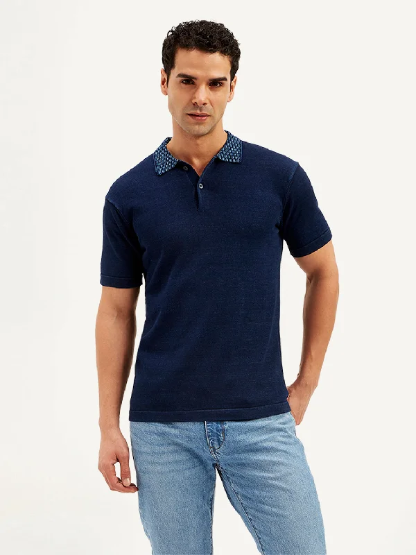 Men's Solid Slim Fit Polo T-Shirt Dapper Men's Bow