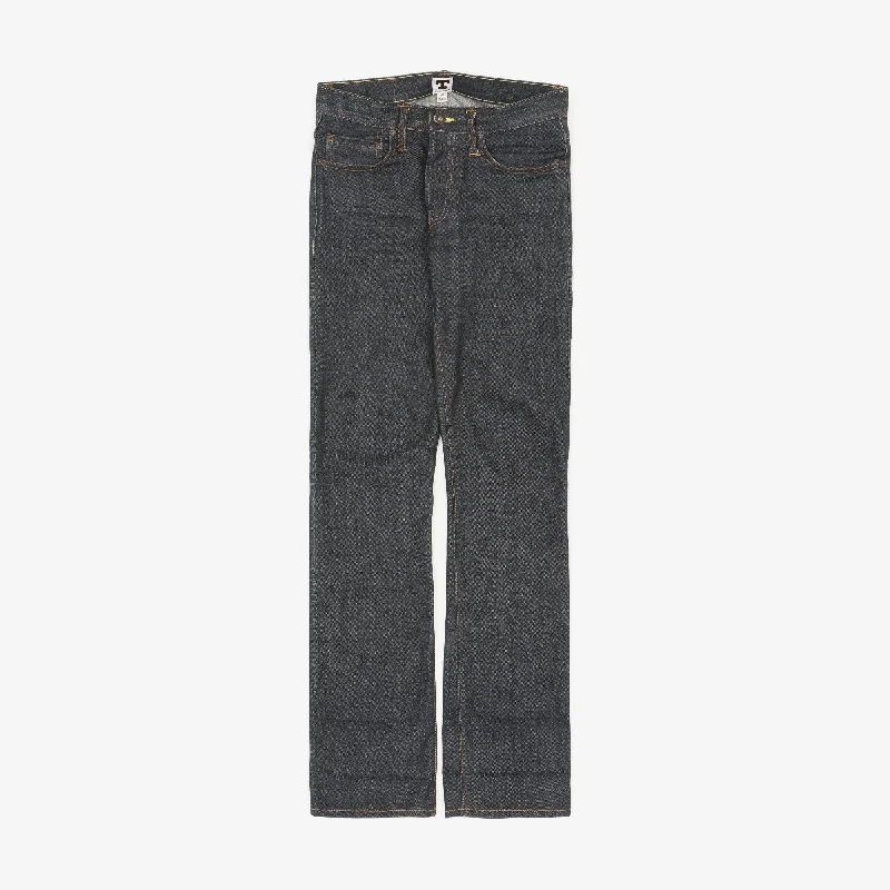 14.75oz Tapered Selvedge Denim Streetwear Style