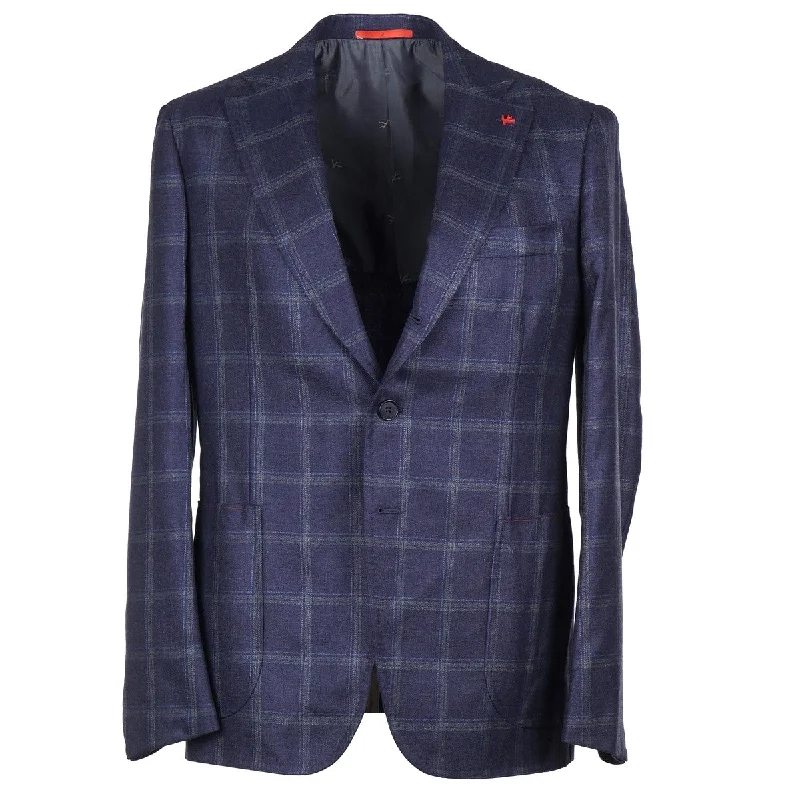 Isaia Trim-Fit Cashmere-Silk Sport Coat Relaxed Men's Australian 