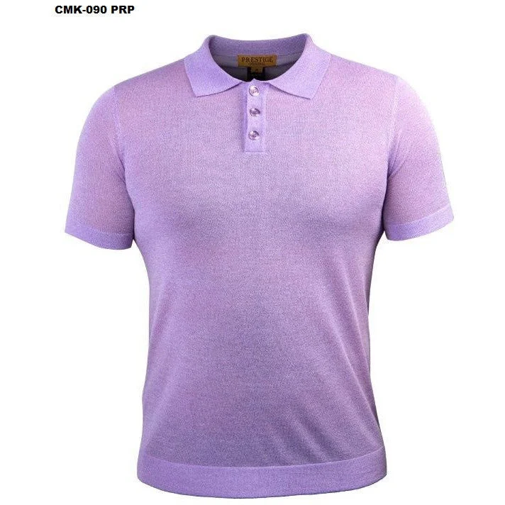 PRESTIGE POLO LAVENDER  3 BUTTON SHIRT Dapper Men's Bow