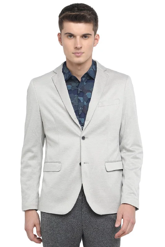 Comfort Fit 2 Button Knit Blazer Refined Men's European