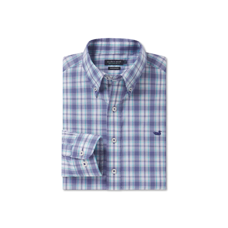 Benton Performance Plaid Dress Shirt Tough Men's Military