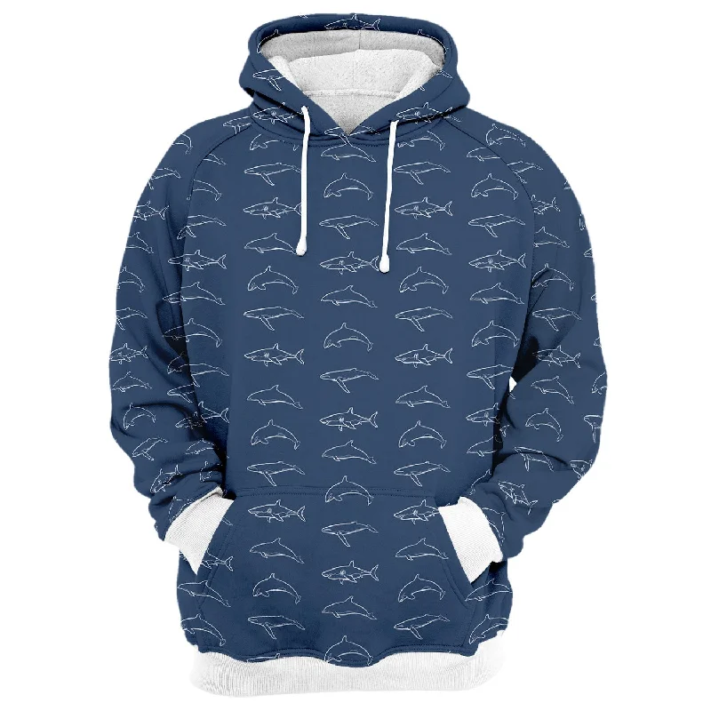 Shark Attack Hoodie Sophisticated Men's French