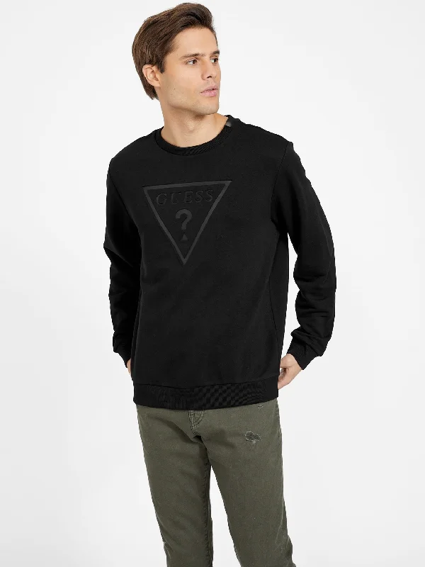 Kris Terry Crewneck Sweatshirt Preppy Men's College