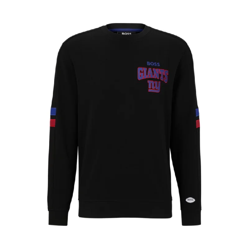 BOSS x NFL cotton-terry sweatshirt with collaborative branding Luxurious Men's High