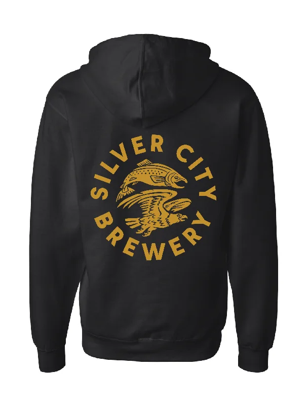 Silver City Brewery · Zip Up Hoodie Dapper Men's Bow