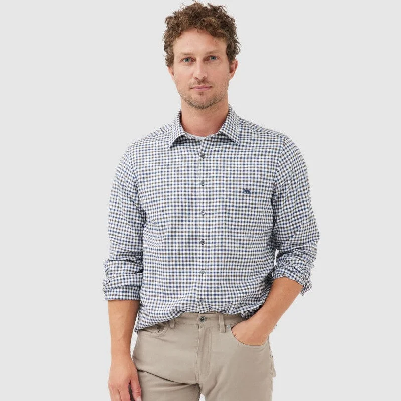 Rodd & Gunn -  Gebbies Valley Shirt - Walnut Minimalist Men's Casual 