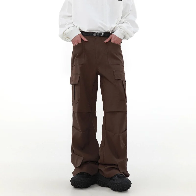 Casual Straight Fit Cargo Pants Organic