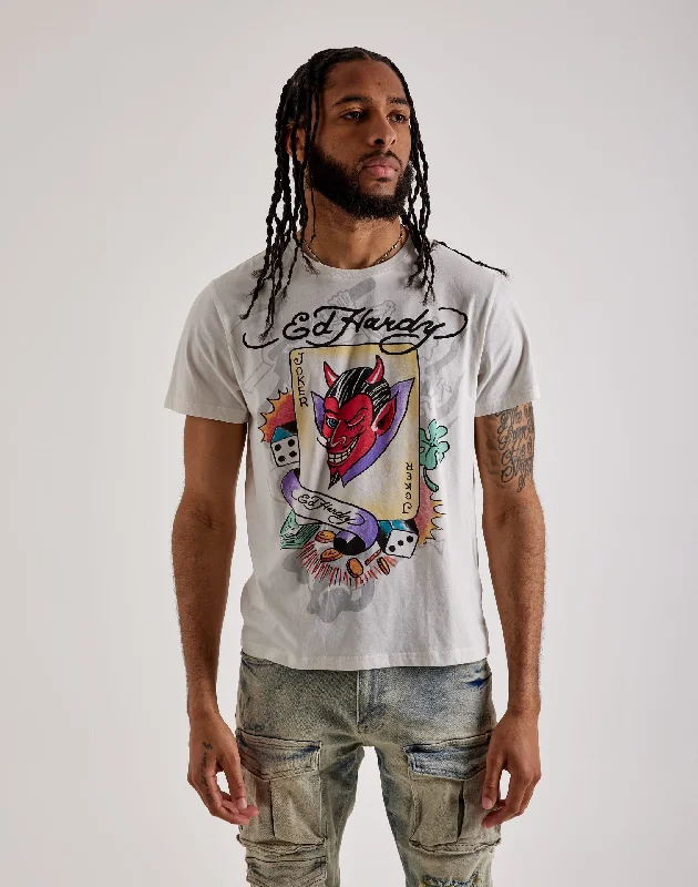 Ed Hardy Joker Tee Modern Men's Tech