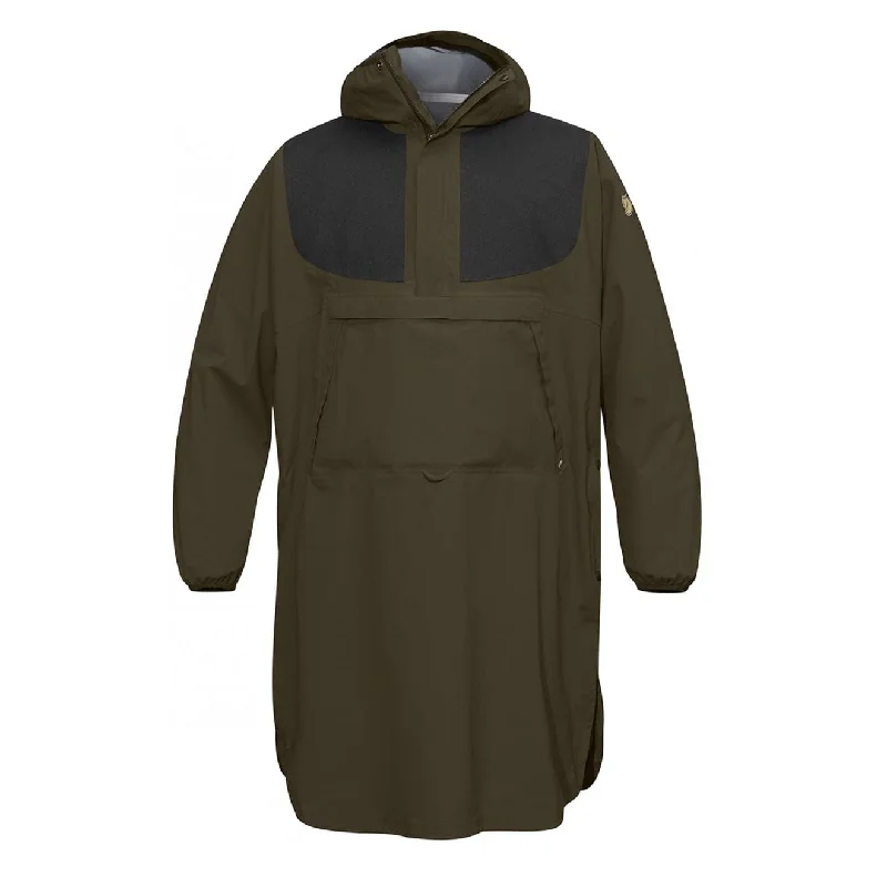 Fjallraven Lappland Eco Shell Poncho Dark Olive Bold Men's Animal