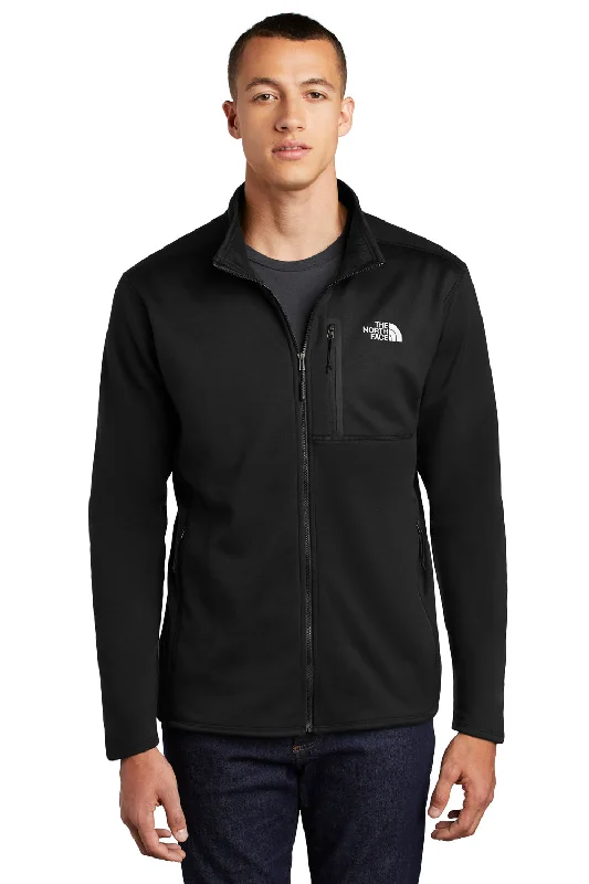 The North Face Mens Skyline Fleece Full Zip Jacket - Black - Closeout Dynamic Men's Moto