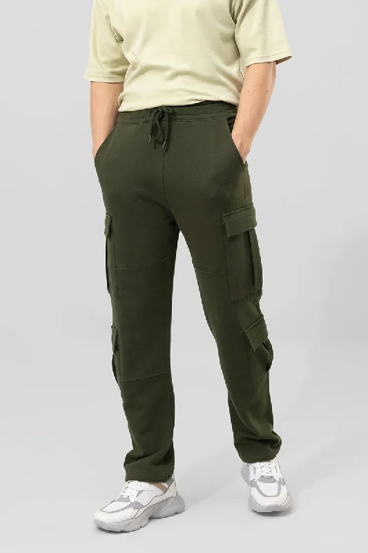 Envy Olive Relaxed Fit Jogger Confident Men's Power