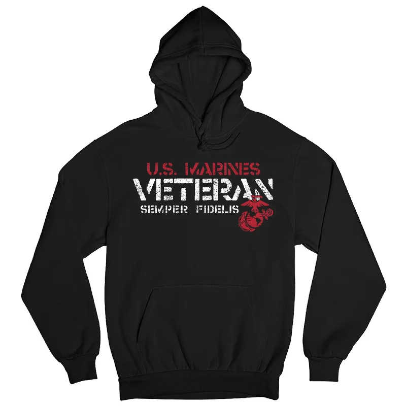 U.S. Marines Veteran Hoodie (Captain's Special) Tough Men's Military