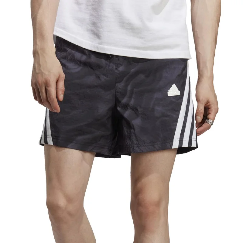 Mens Striped Polyester Shorts Traditional Men's Country