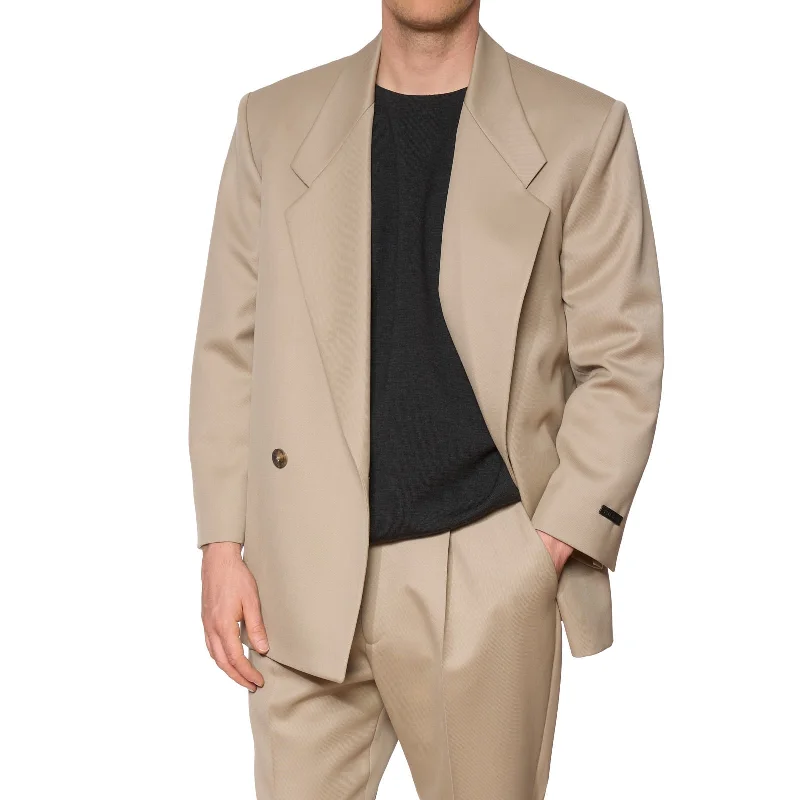 FEAR OF GOD Dusty Beige Eternal Wool DB Suit Jacket EU 50 NEW US 40 Modern Men's Geometric