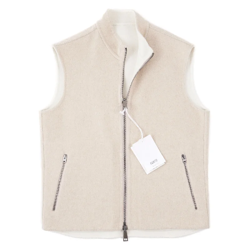 Manto Reversible Flannel Cashmere Vest Sporty Men's Tennis