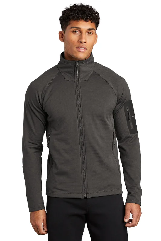 The North Face Mens Mountain Peaks Fleece Full Zip Jacket - Asphalt Grey - Closeout Sporty Men's Tennis