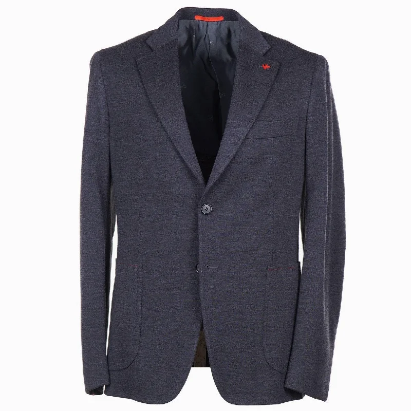 Isaia Jersey Wool Sport Coat Laid