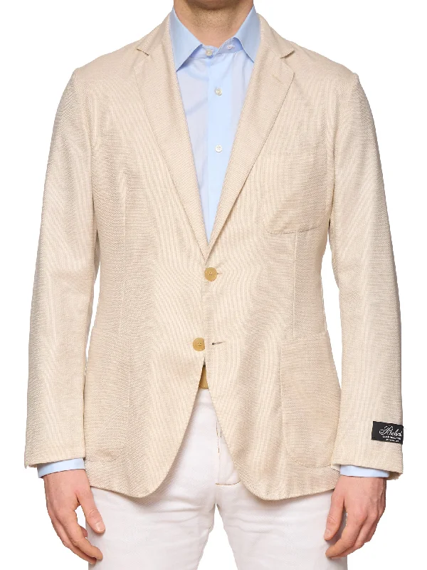 BELVEST 50th Anniversary Tan Cashmere-Silk Jacket Blazer 52 NEW US 40 Stylish Men's Neon