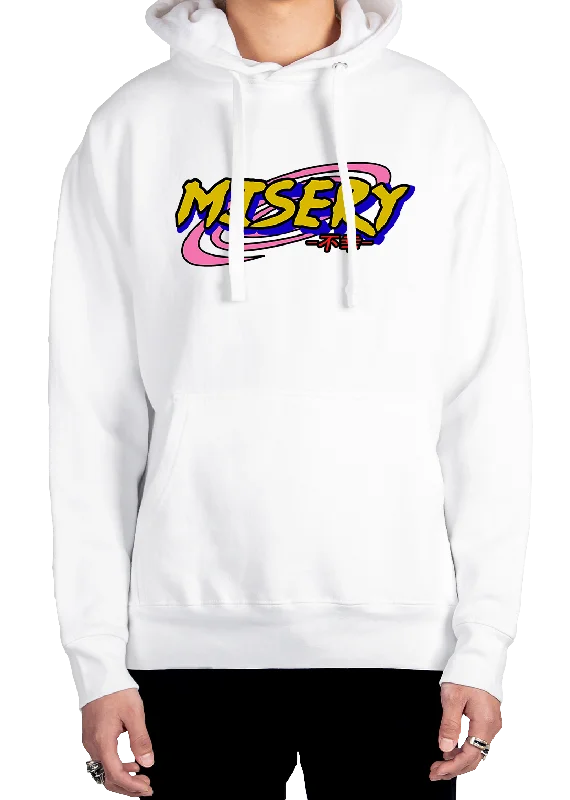 Misery Hoodie Monochromatic Office Style