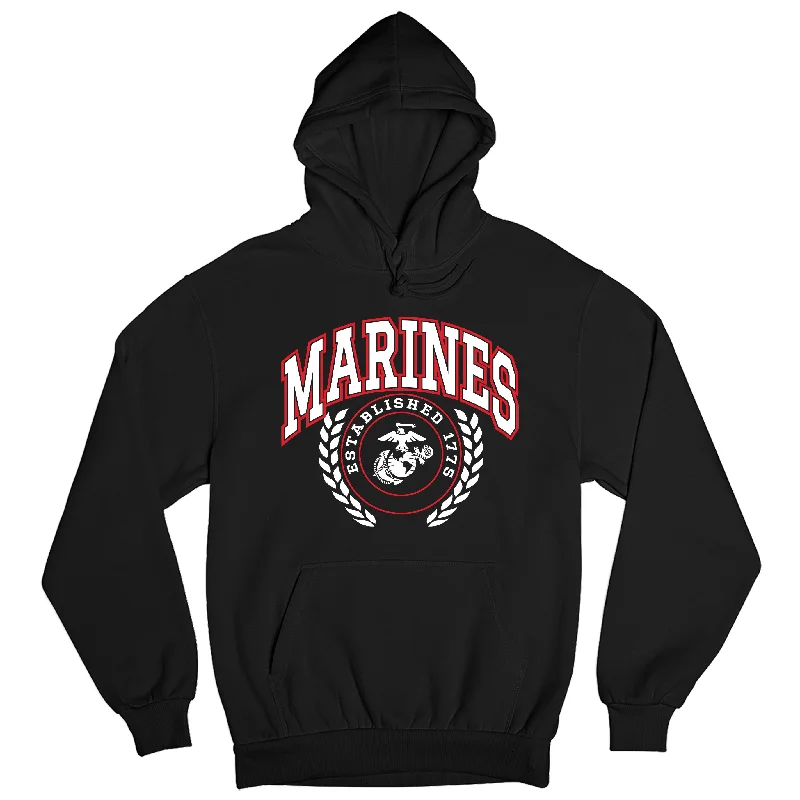 Marines Crest Hoodie Unique Men's Patch