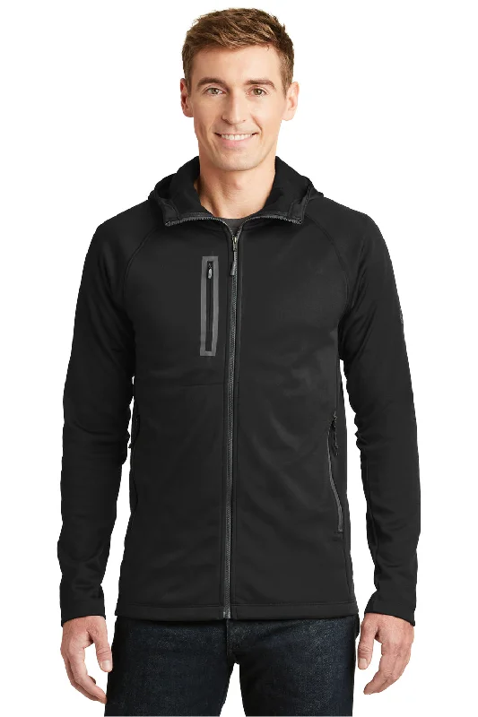 The North Face Mens Canyon Flats Full Zip Fleece Hooded Jacket - Black - Closeout Vintage Men's 1970S Disco