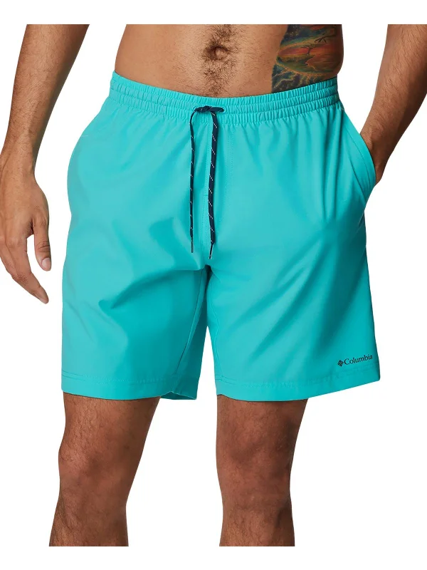 Mens Water Repellent Outdoor Shorts Monochromatic All