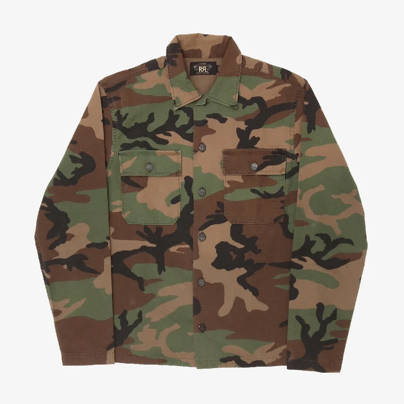 Military Camo Ripstop Shirt Vacation