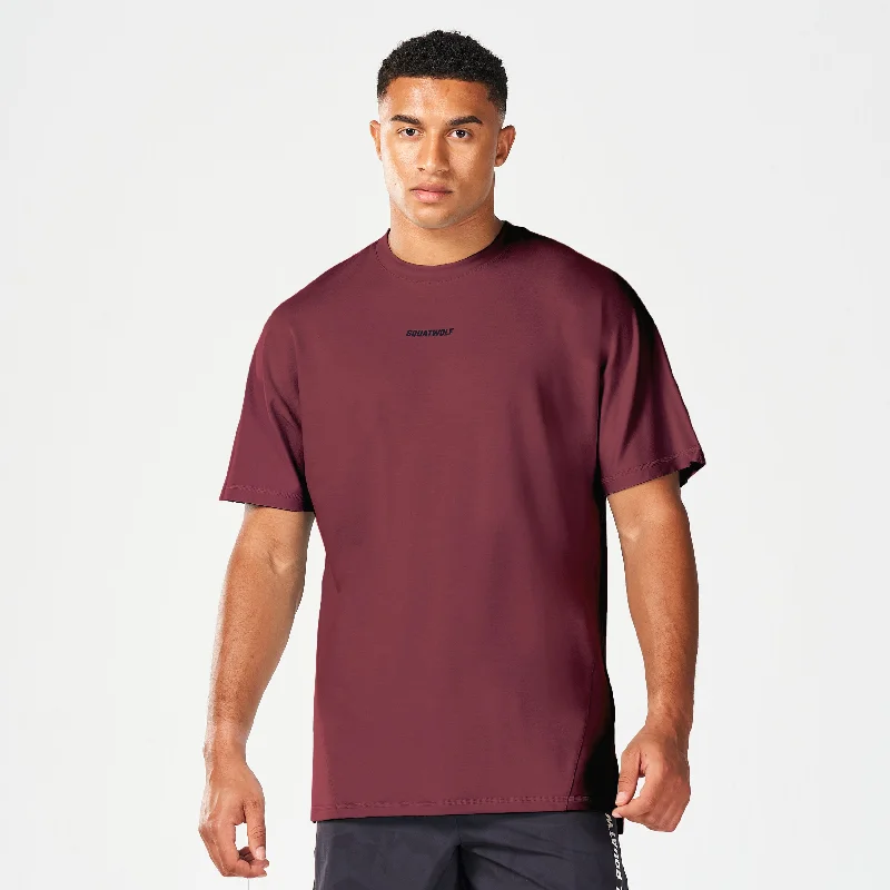 Ultimate Pump Cover Tee - Burgundy Vacation