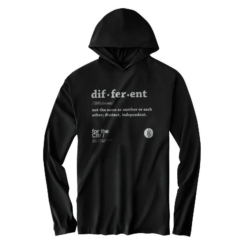 Be Different Lite Poly Hoodie Cool Men's Distressed