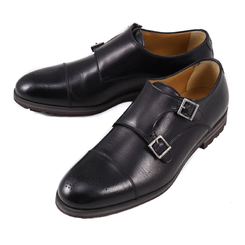 Isaia Double Buckle Monk Strap with Lightweight Sole Gym