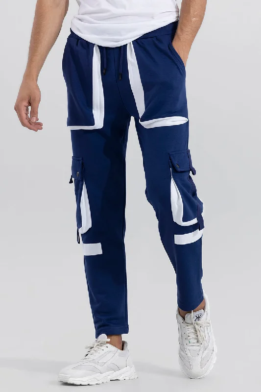 Stippy Blue Jogger Cozy Men's Winter