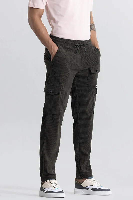 Cullin Olive Corduroy Cargo Pant Dynamic Men's Glow