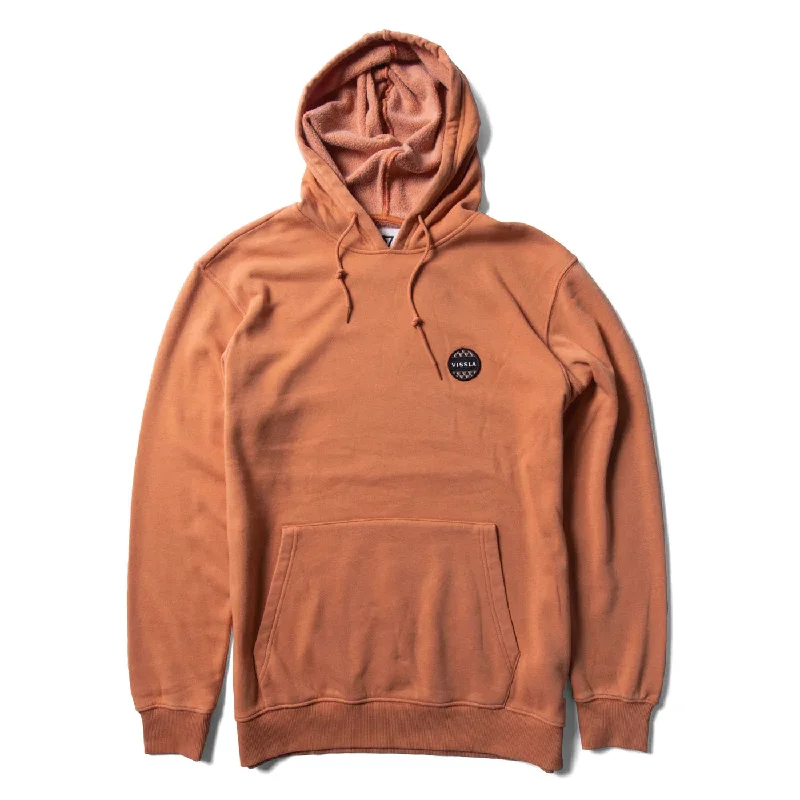 Vissla Solid Sets Eco Pull Over Hooded Fleece - Guava Monochromatic All