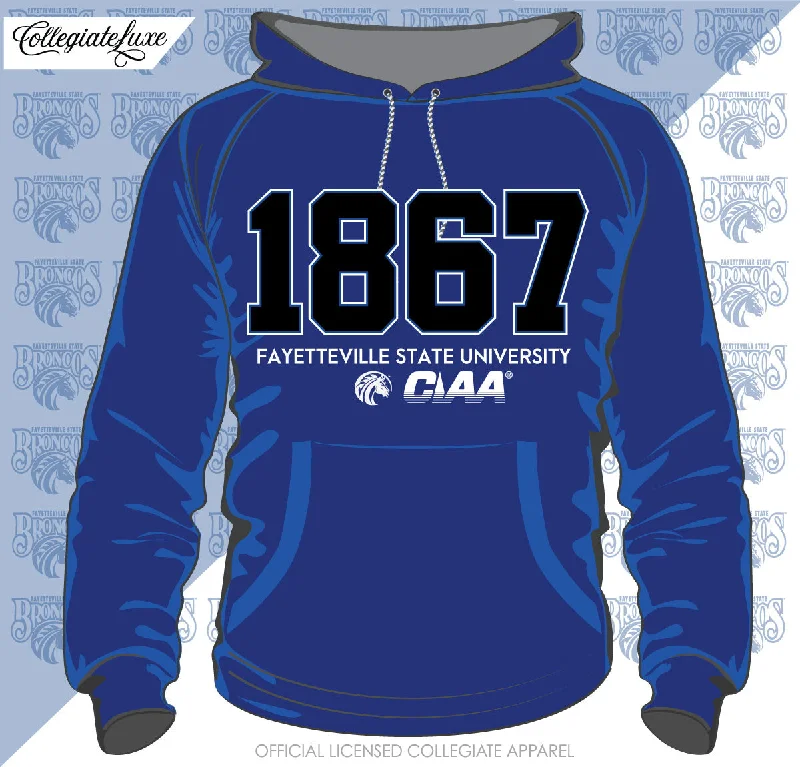 Fayetteville State | est1867 Royal Blue unisex Hoodie (bre) Street