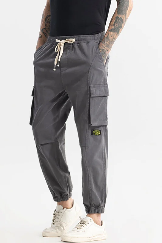 Traverse Light Grey Cargo Pant Elegant Men's Formal 