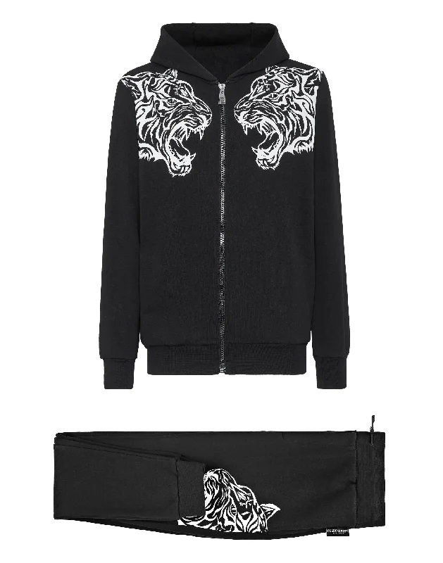 Jogging Tracksuit: Top/Trousers Tiger Traditional Men's Wool