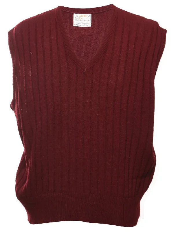 Plum Vest - XL Relaxed Men's Australian 