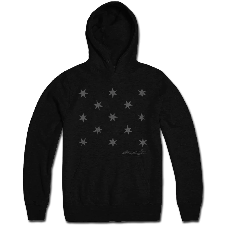 Washington's HQ Flag Hoodie Blacked Out Lumberjack