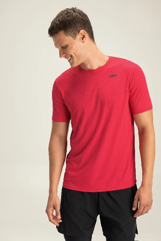 Minimal Comfy T-Shirt Sleek Men's Metallic