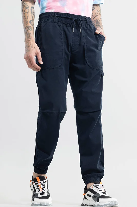 Slayer Navy Cargo Pant British Gentleman Style