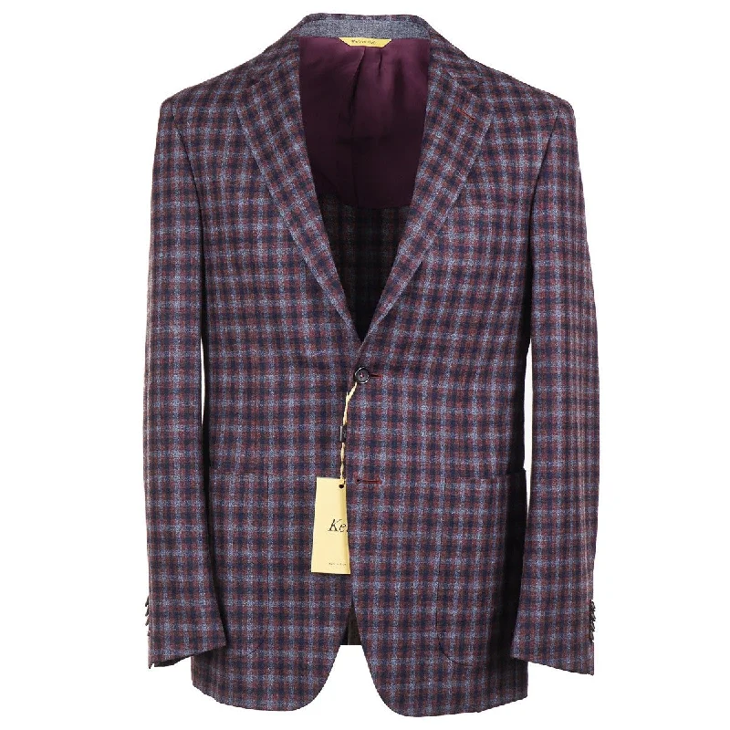 Canali Flannel Wool 'Kei' Sport Coat Sleek Men's Metallic