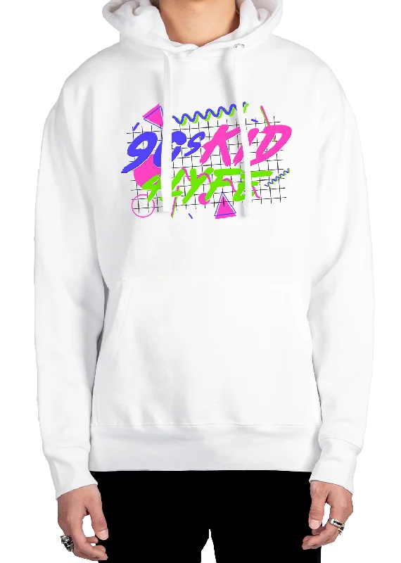 90sKid4Lyfe Hoodie Monochromatic Office Style