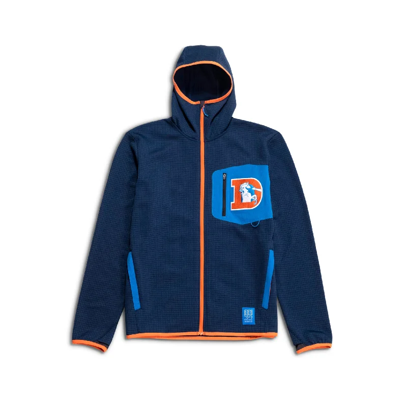 Topo Designs x Denver Broncos Global Midlayer Hoodie Modern Men's Geometric