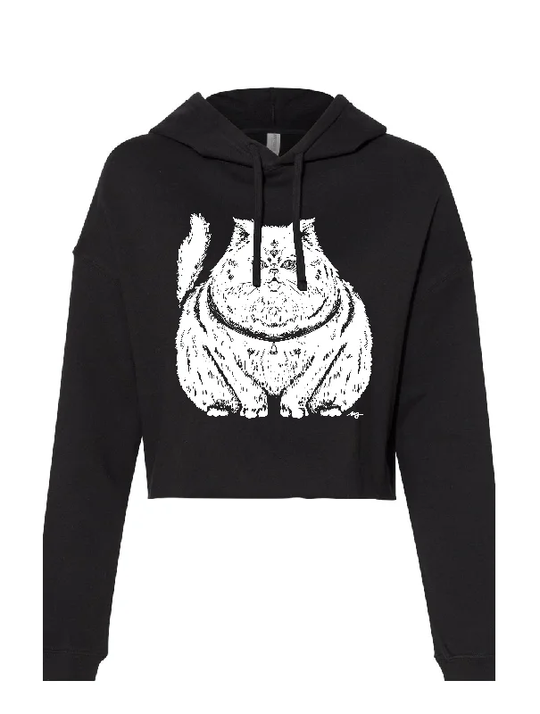 Plump Cat · Cropped Hoodie Dynamic Men's Glow