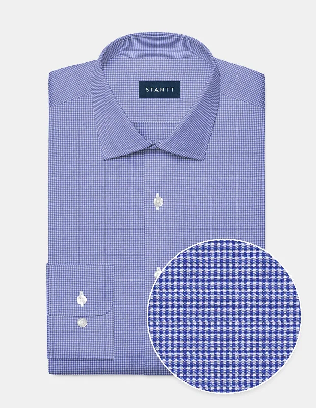 Mini Gingham - Blue Rugged Men's Outdoor 