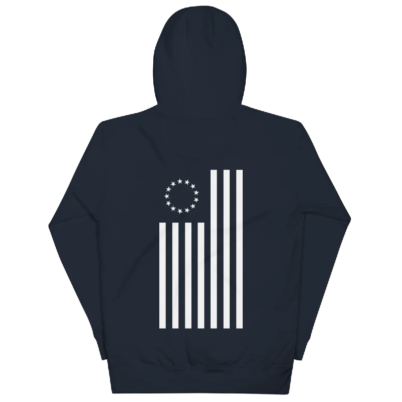 The Betsy Ross Flag Hoodie Elegant Men's Cashmere