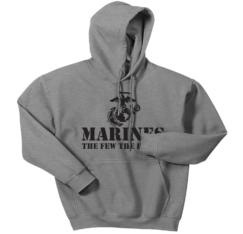 The Few The Proud Marines Hoodie (Captain's Special) Cozy Men's Winter